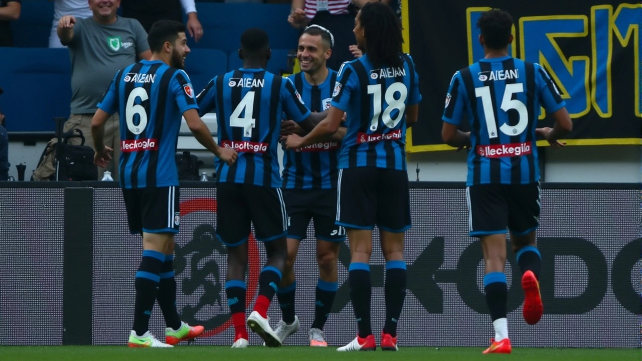 Atalanta derrota Milan e assume liderança no Campeonato Italiano com vitória emocionante