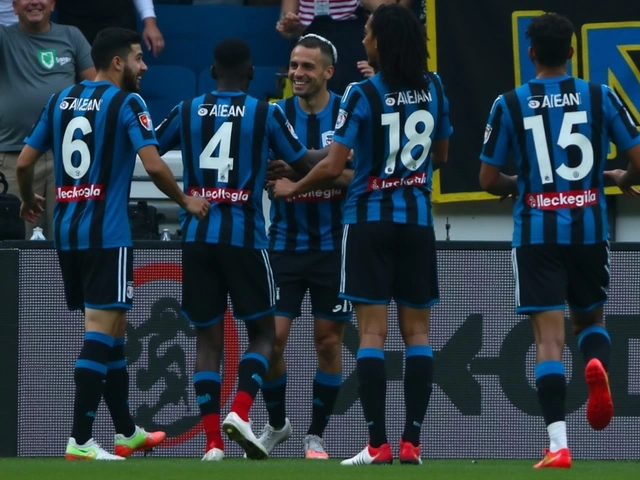 Atalanta derrota Milan e assume liderança no Campeonato Italiano com vitória emocionante