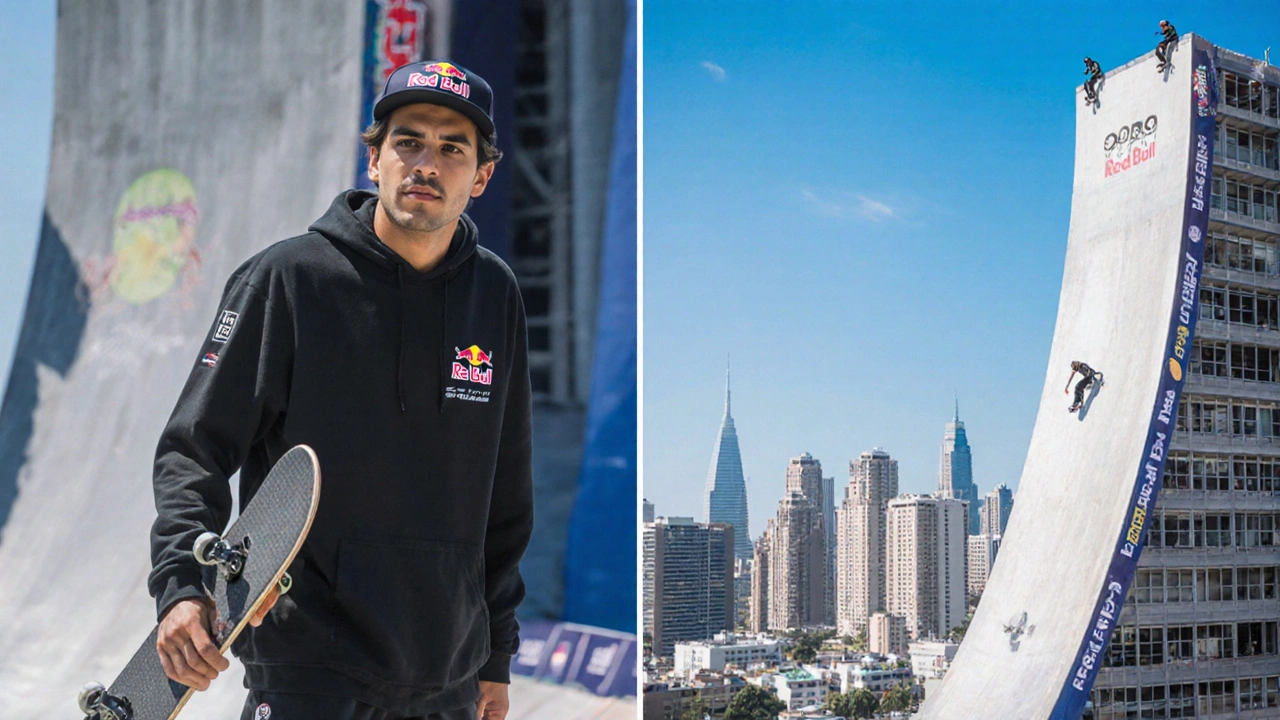 Sandro Dias quebra recorde mundial ao descer 70 metros em mega ramp no CAFF de Porto Alegre