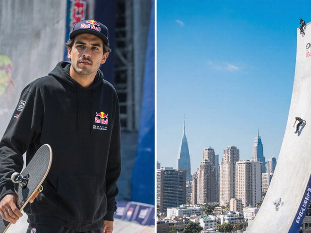 Sandro Dias quebra recorde mundial ao descer 70 metros em mega ramp no CAFF de Porto Alegre