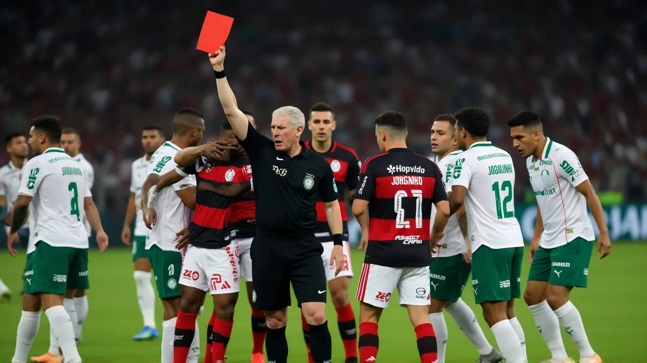 Carrascal pede desculpas após expulsão em derrota do Flamengo